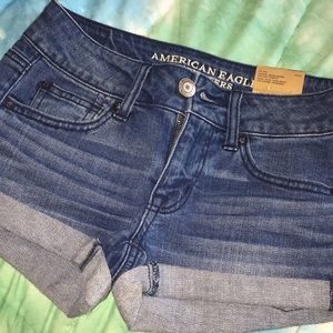 AE Shortie Denim Shorts